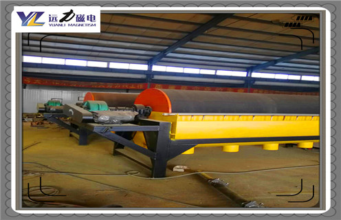 永磁筒式磁選機(jī)，CTB-918無錫永磁筒式磁選機(jī)品牌_磁鐵如何分布_CTB-918無錫永磁筒式磁選機(jī)品牌不吸鐵如何處理