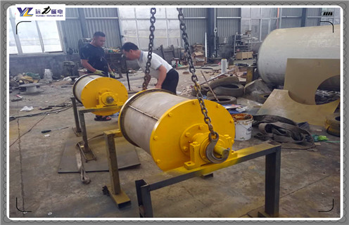 強磁滾筒，山西強磁磁滾筒銷售_滾筒磁選機多少錢一臺，山西強磁磁滾筒銷售工作原理